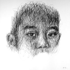 retratos contemporáneos en blanco y negro ile ilgili görsel