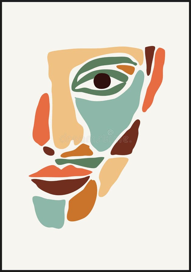 retratos contemporáneos minimalistas ile ilgili görsel